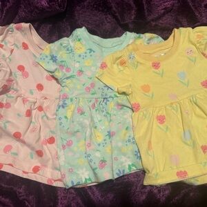 3 baby dresses